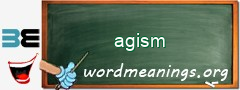 WordMeaning blackboard for agism